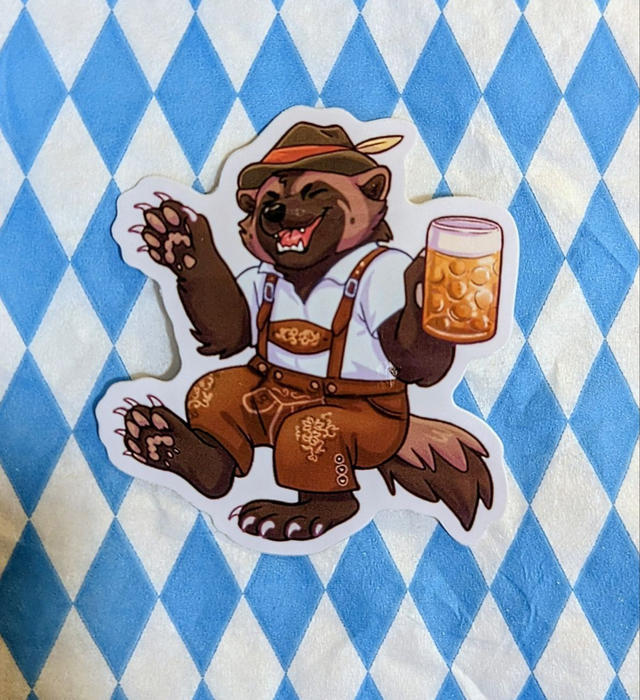 Bavarian Wolverine sticker