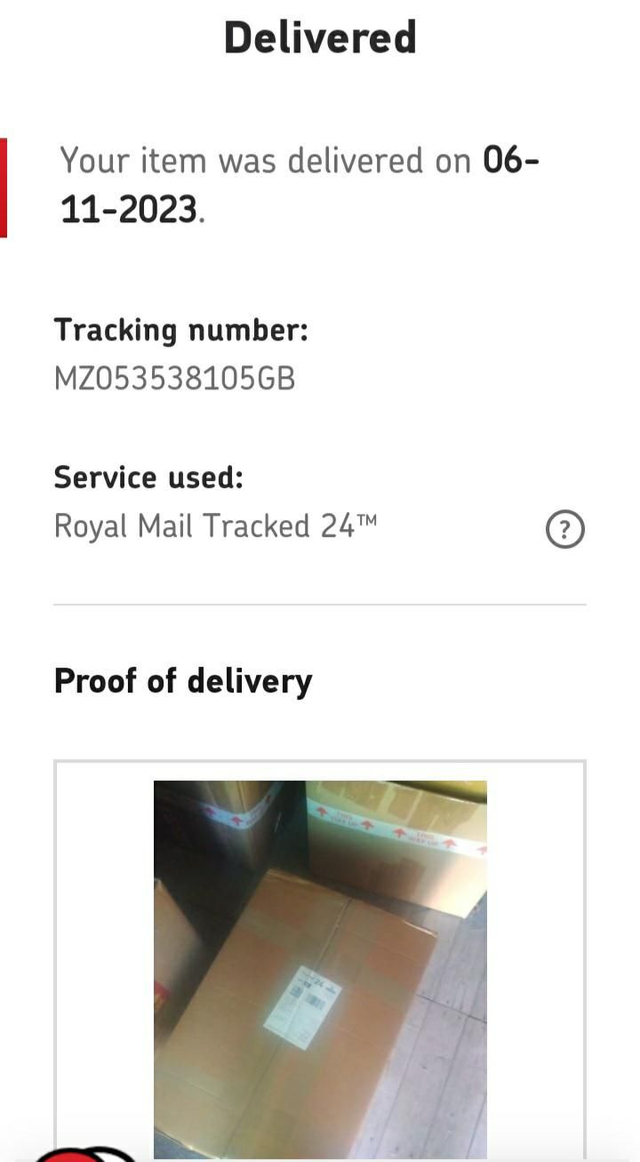 From Customer: Mrs Mae McCallum( Fife Scotland- November 2023)