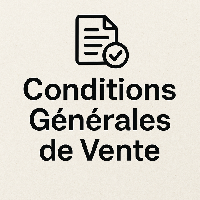 Conditions générales de ventes