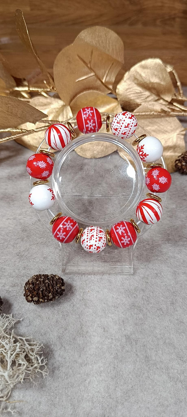 Perle de Noël en bois