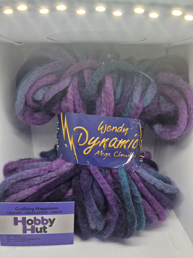 Wendy Dynamic Mega Chunky Yarn 100g Purple