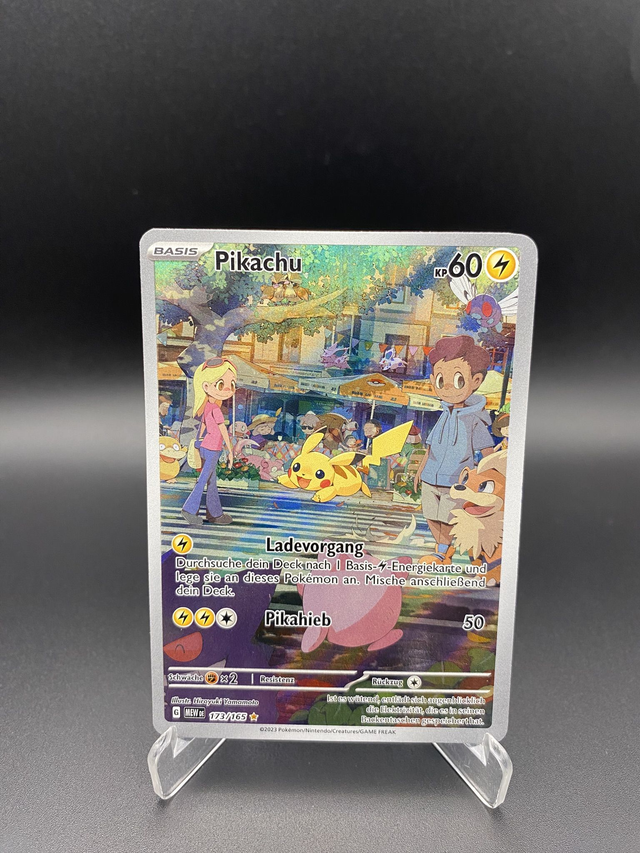 Pikachu (173/165) 151 - Excellent - DE - Illustration Rare