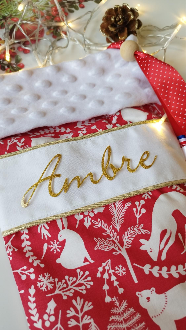 Chaussette de Noël * Forêt *