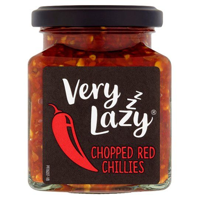 Very Lazy Chopped Red Chillis