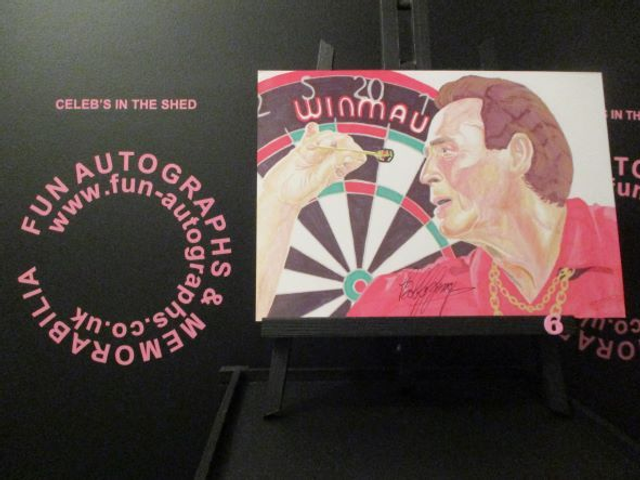 Bobby George Limited Edition Signed A4 Portrait Drawing Print (6)