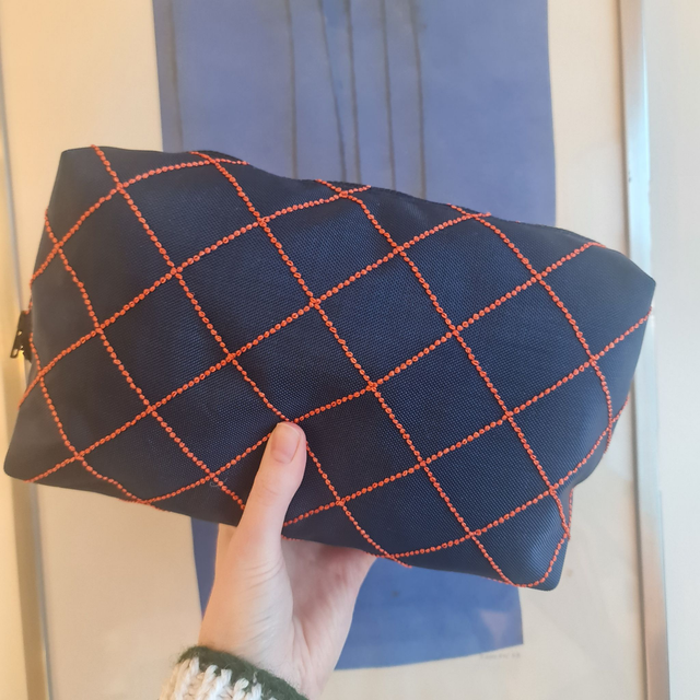 Necessär i vattenavvisande tyg