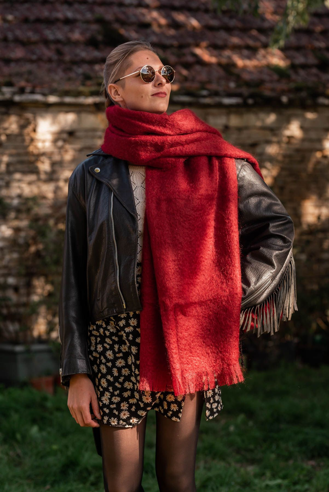 Étole en Mohair et Soie - Grande