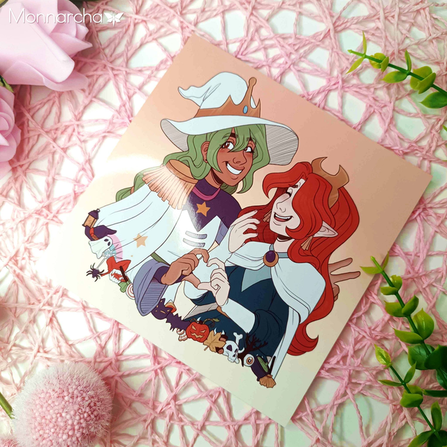 The Owl House "Azura &amp; Hecate" Print