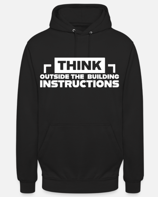 Think Outside The Building Instructions - Organic Hoodie Herren