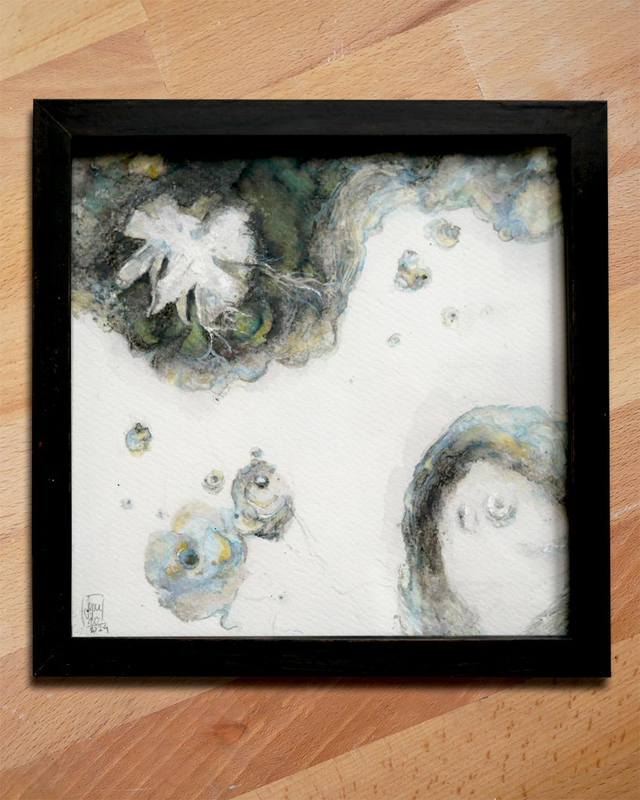 Tirage encadré "Errance onirique n°6 - détail n°1"