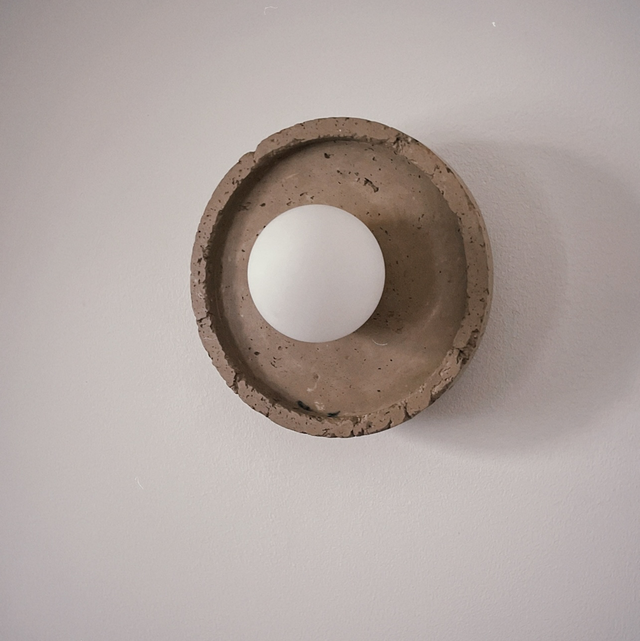 Applique en papier-plâtre Bali marron