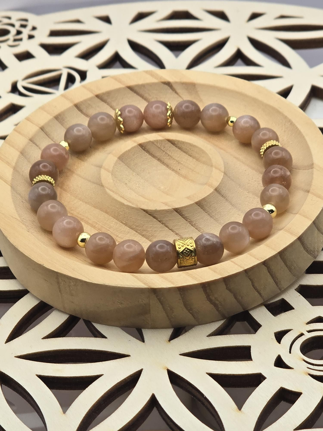 Bracelet Pierre de soleil 0,8 cm 