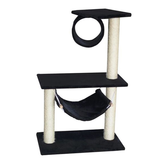 Kratzbaum Jade, schwarz, 60 x 35 x 95 cm - Gratis-Versand