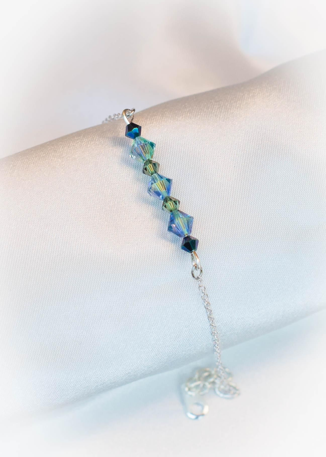 Bracelet en perles de cristal