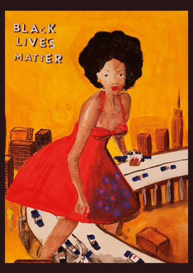 Affiche A4 Black live matters 