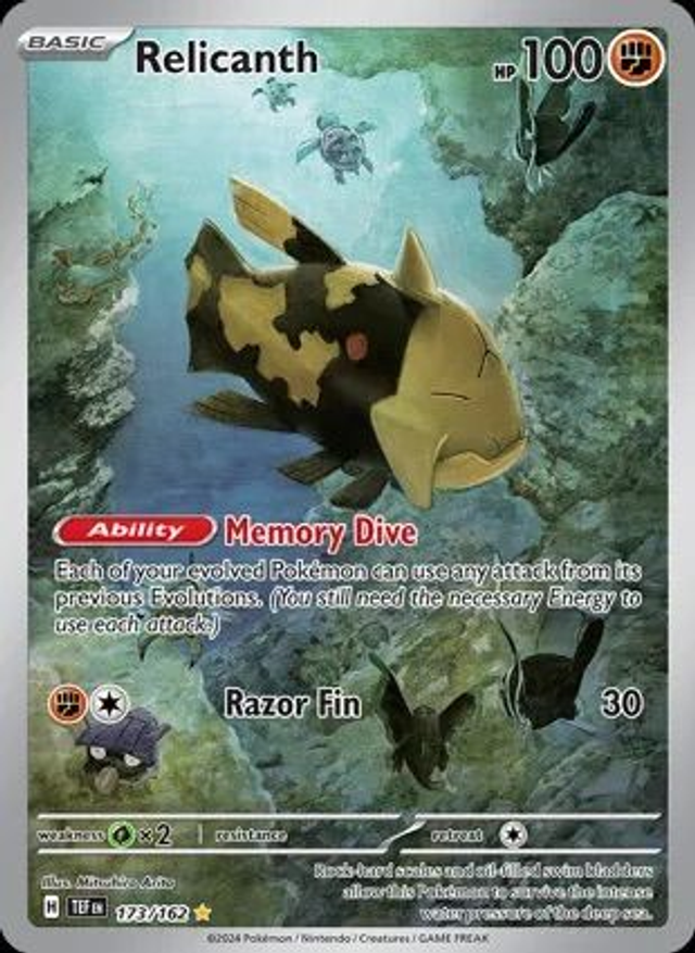 Relicanth - 173/162 (Illustration Rare)