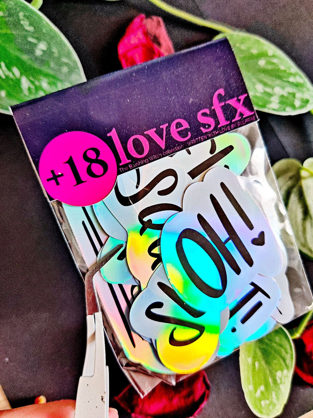 R18 NSFW holographic sticker pack - Juicy SFX