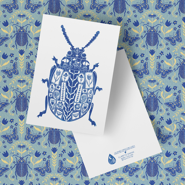 Carte Le scarabée exposition