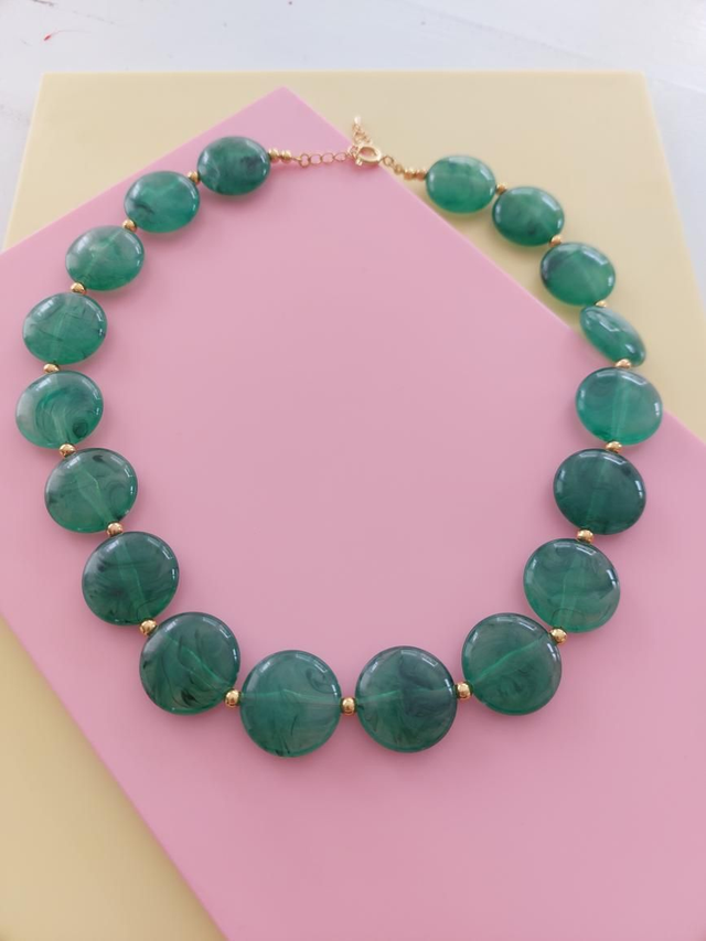Collier Marcel vert
