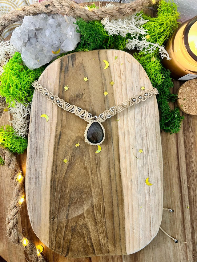 Collier Labradorite "Mama"