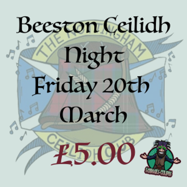Friday 20th March 2026 Beeston Ceilidh