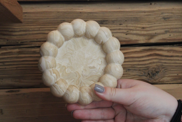 Vide poche bubble beige