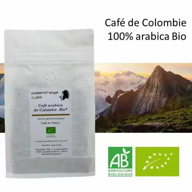 Café de Colombie 100% arabica