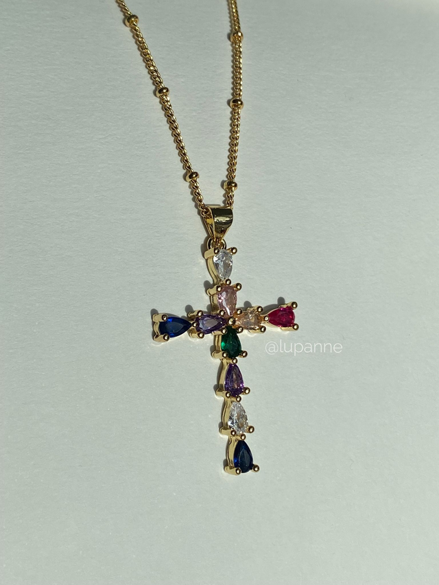 Collier Croix Ana