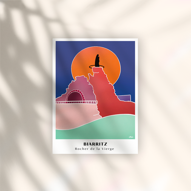 Argia I Rocher de la Vierge - Affiche Papier 250G