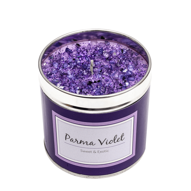 Parma violet candle