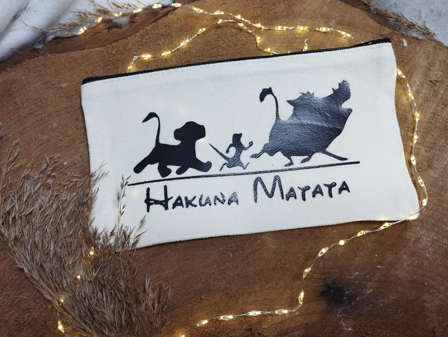 Pochette zip Hakuna Matata