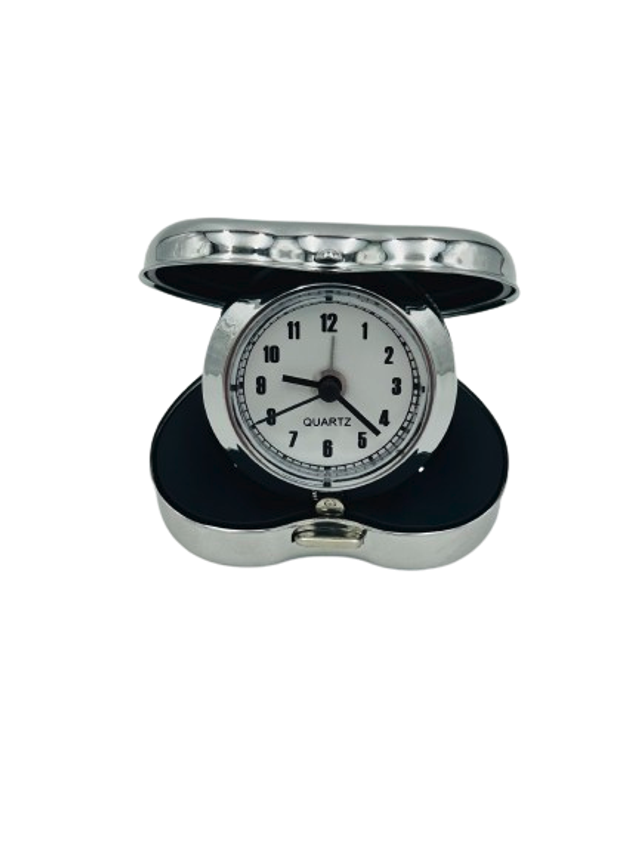 Folding Heart Shaped Travel Clock 