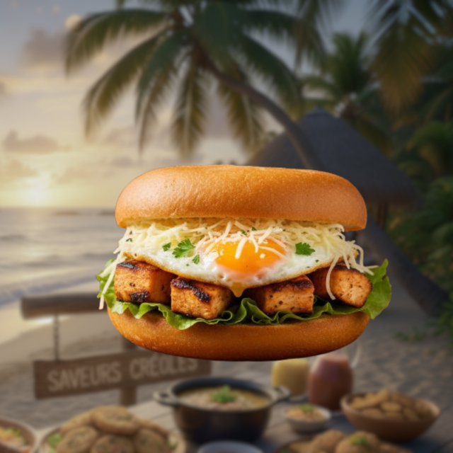 Bokit B5 : Œuf, Poulet Grillé, Fromage