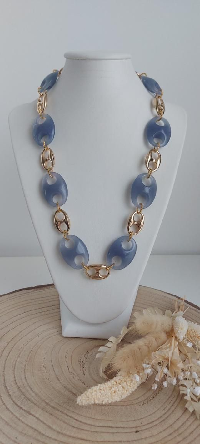 Collier Jude bleu