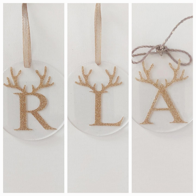 Suspension boule de Noël doré 