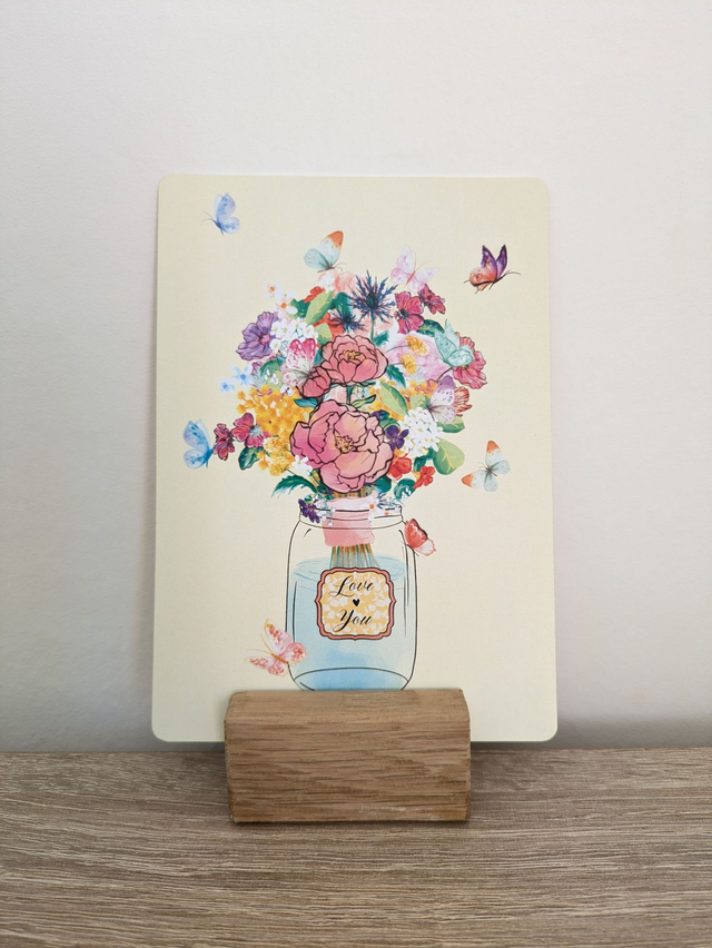 Carte Bouquet Jar