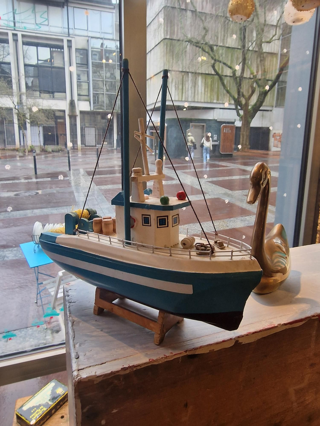 Bateau bois chalutier