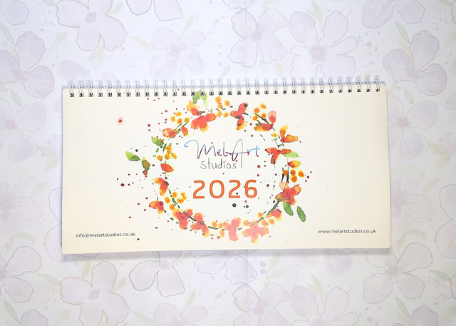 A Large Desk Calendar - 2026