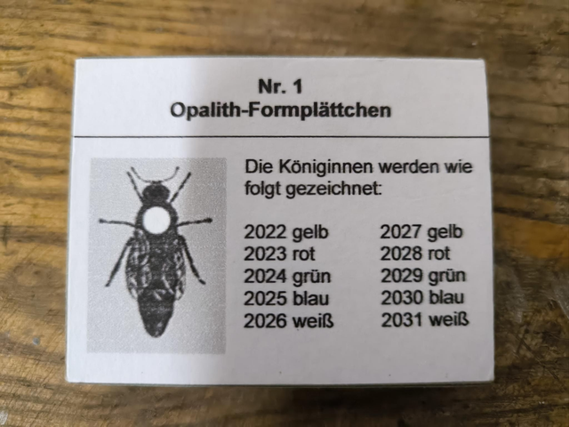 "Zeichenplättchen-Set Opalith ohne Nummern. 5 Farben + Leim, deutsche Qualität"