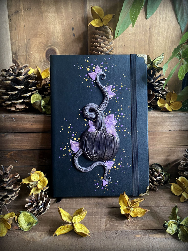 Grimoire A5 Citrouille mystérieuse