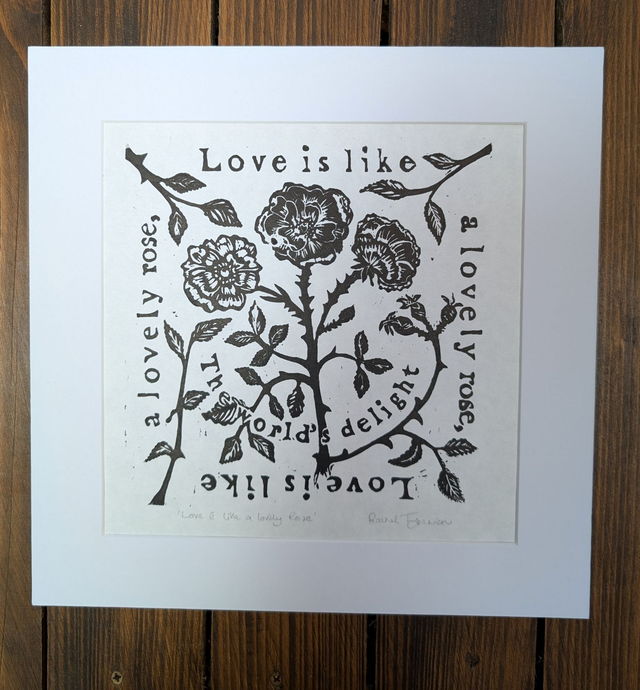Love is like a Lovely Rose