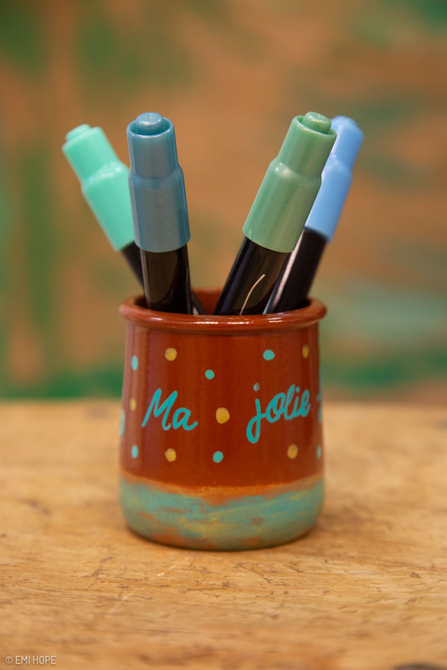 PETIT POT TERRACOTA BLUE