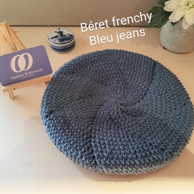 Béret Frenchy  🇫🇷🥖-sur commande/ couleurs au choix 