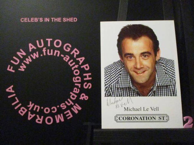 Michael Le Vell (Kevin Webster) Original Coronation Street Pre-Print Cast Card (2)