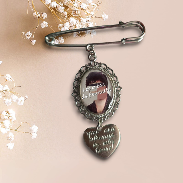 Les médaillons pour bouquet de mariée