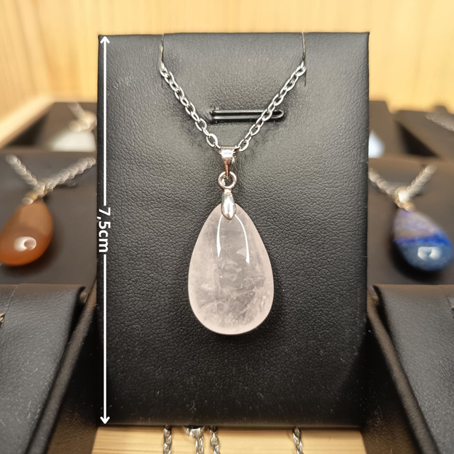 Quartz rose - Pendentif