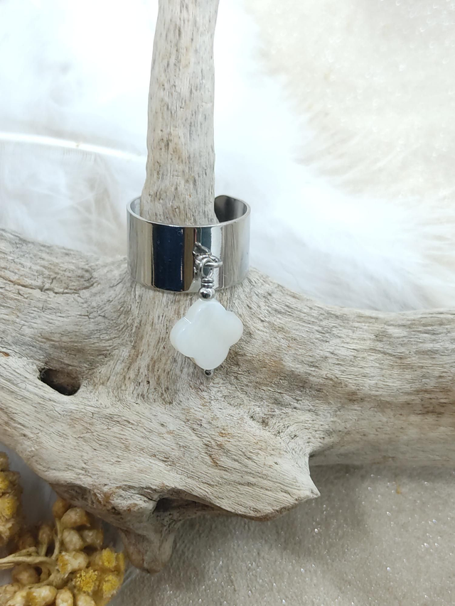 Bague LILOU trèfle Nacre