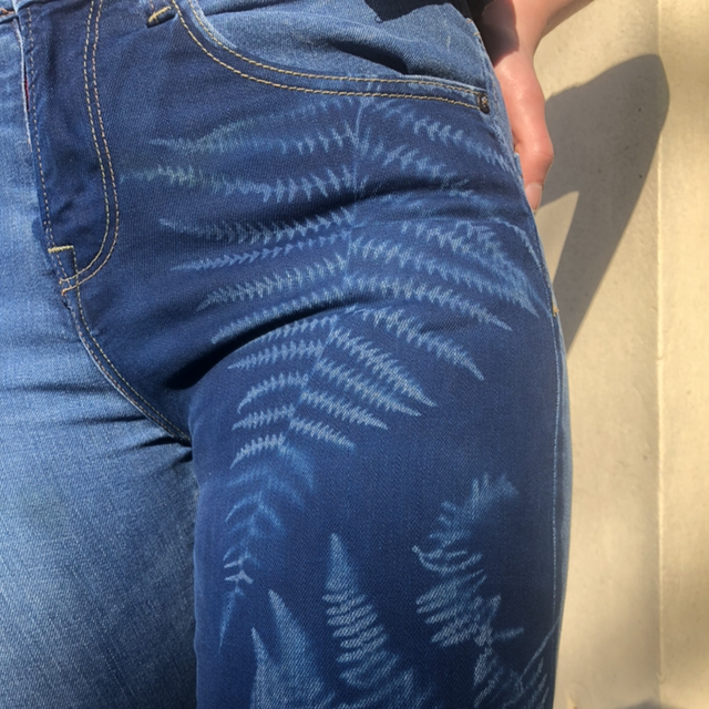 Jean slim « Fougère » T38