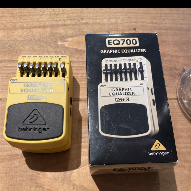 BEHRINGER EQ700 7-BAND GRAPHIC EQUALIZER PEDAL - Pre Owned