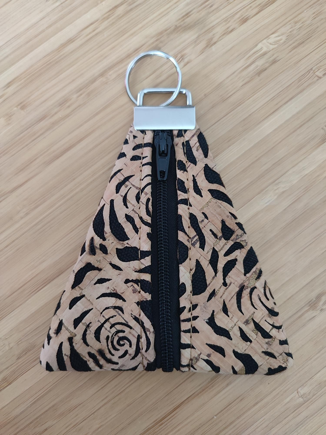 Porte monnaie/clefs berlingot « rosaces »